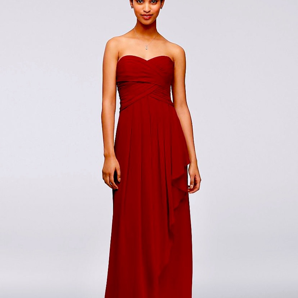 Strapless Chiffon Dress